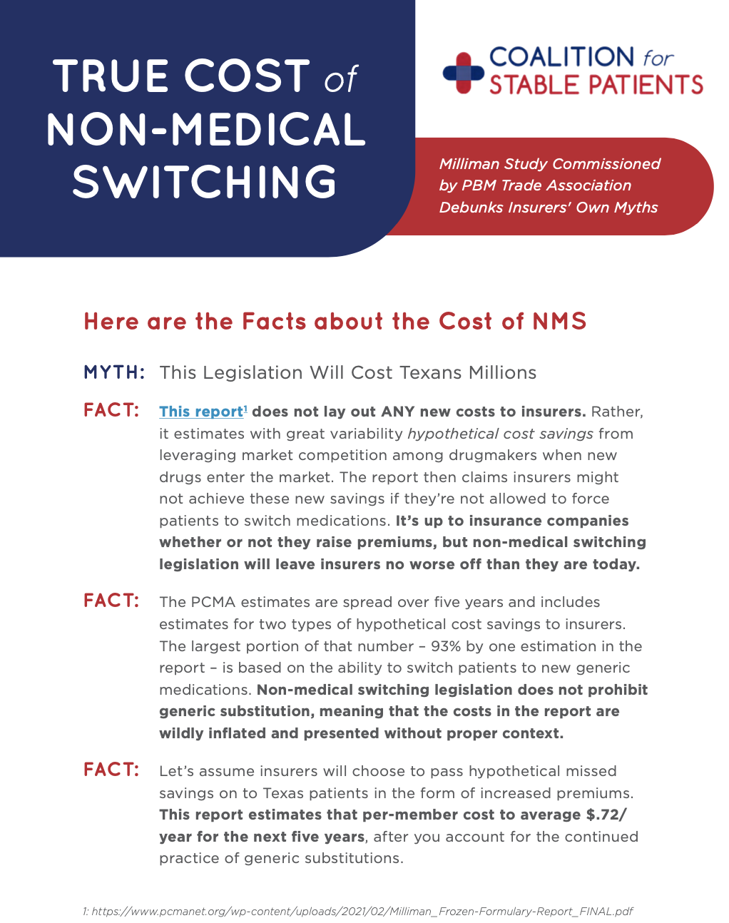 True Cost of Non-Medical Switching