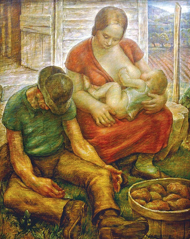 Samuel Rosenberg, Rest, 1941, Gift of Art (Collection of Pittsburgh Public Schools)