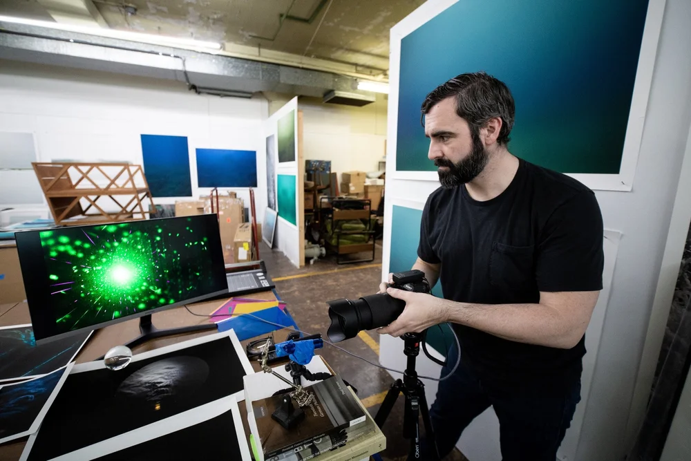 John Tronsor in Studio