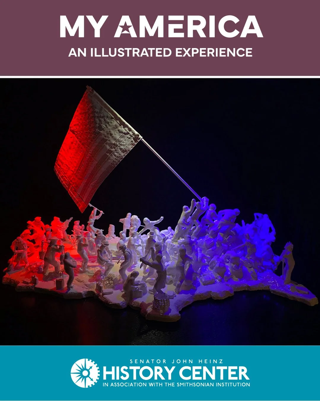 Lorrie Anne Minicozzi featured in "My America: An Illustrated Experience" at the Heinz History Center