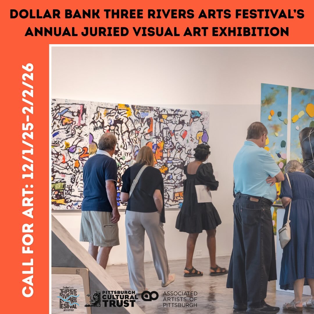 APPLY NOW to the Three Rivers Arts Festival: Juried Visual Arts Exhibition! The application is open from now to February 2nd, 2026. Exhibition Dates are Friday, May 29 &ndash; Sunday, June 28, 2026.

To learn more and apply, click the link in our bio