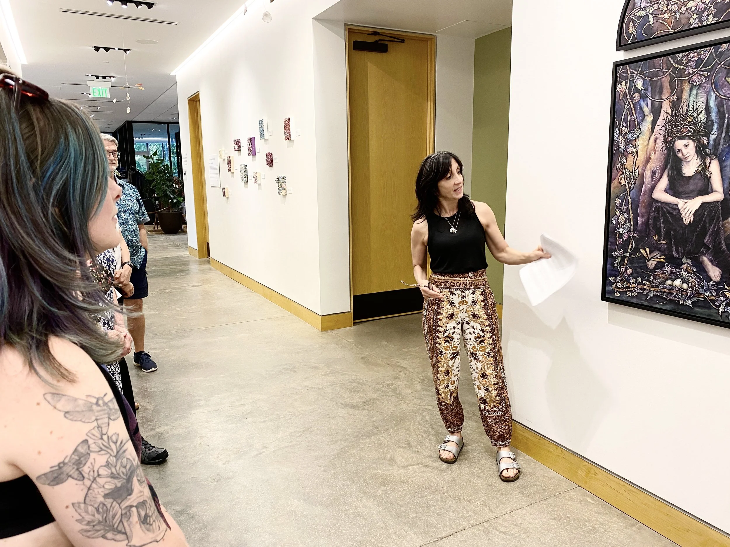 Artist talk for exhibition at the Pittsburgh Botanical Garden, 2025