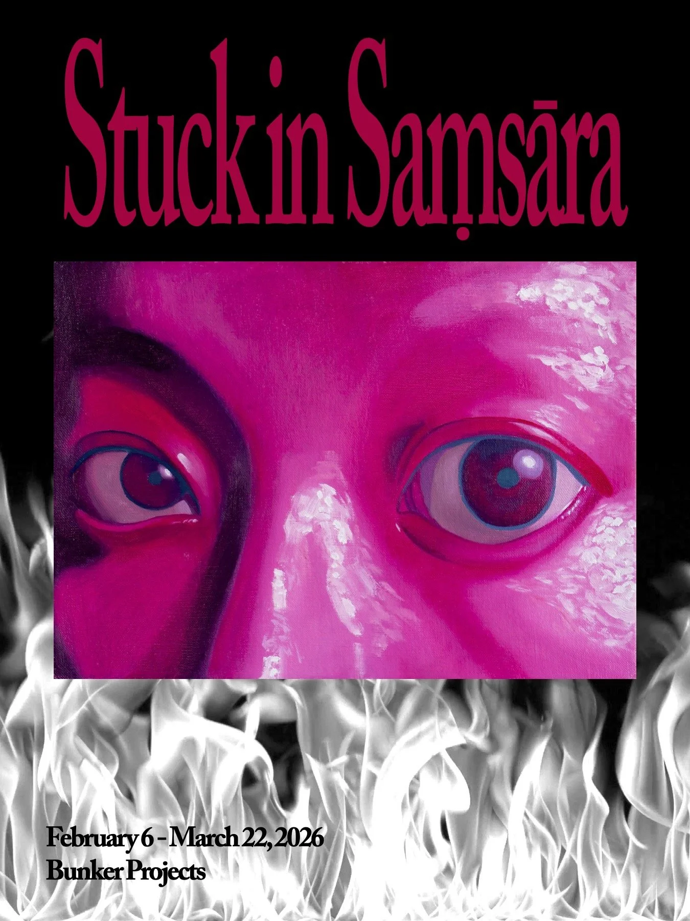  On February 6, Bunker Projects celebrates our newest exhibition, Stuck in Saṃsāra, curated by Brent Nakamoto. Taking inspiration from the Lotus Sutra, the exhibition reimagines the Parable of the Burning House, one of the most important stories from