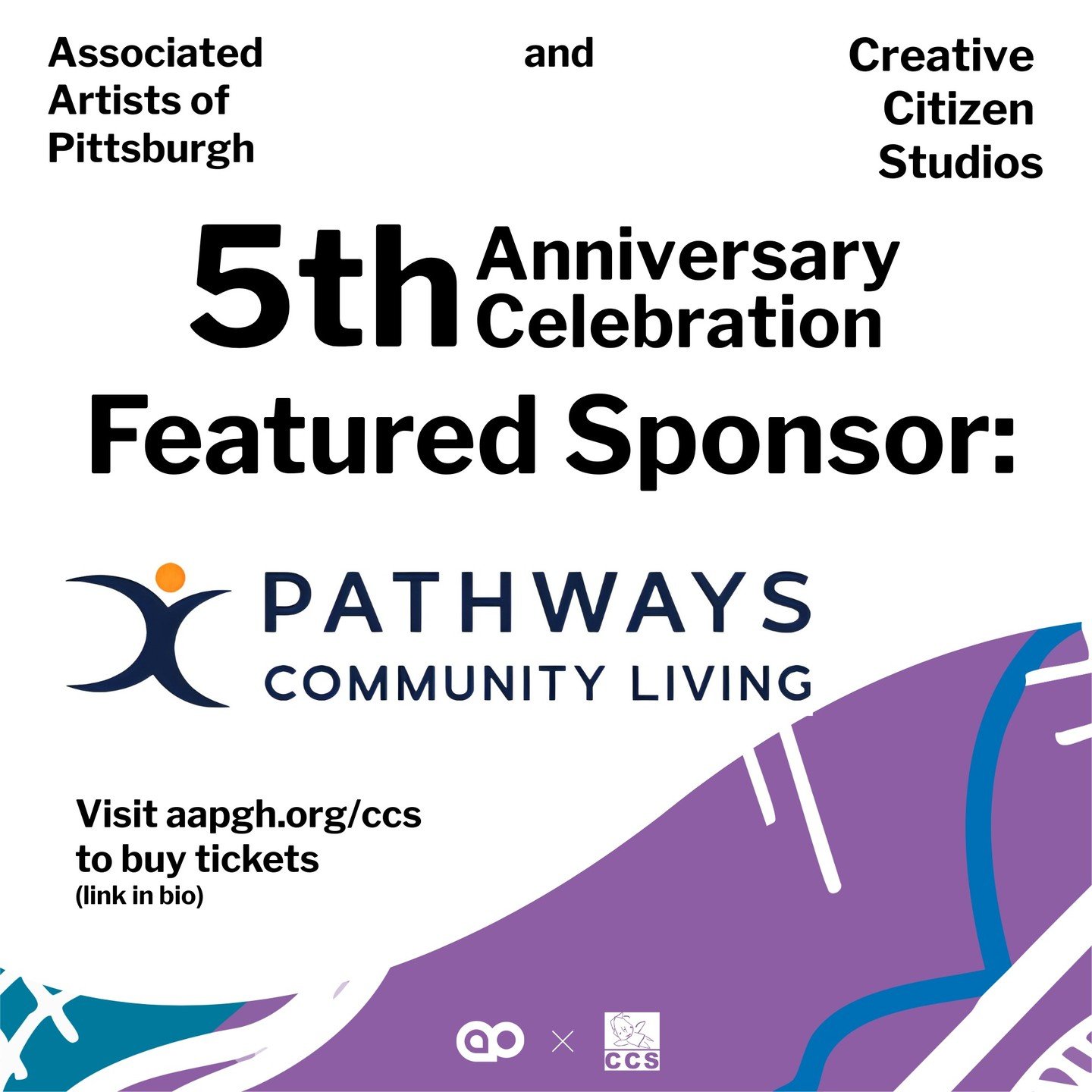 Have you purchased your ticket to our 5th Anniversary Celebration with @creativecitizenstudios? Tickets start at $100 with all proceeds benefiting our future program.

About @pathwaysliving:
Located in Allison Park, Pathways Community Living empowers