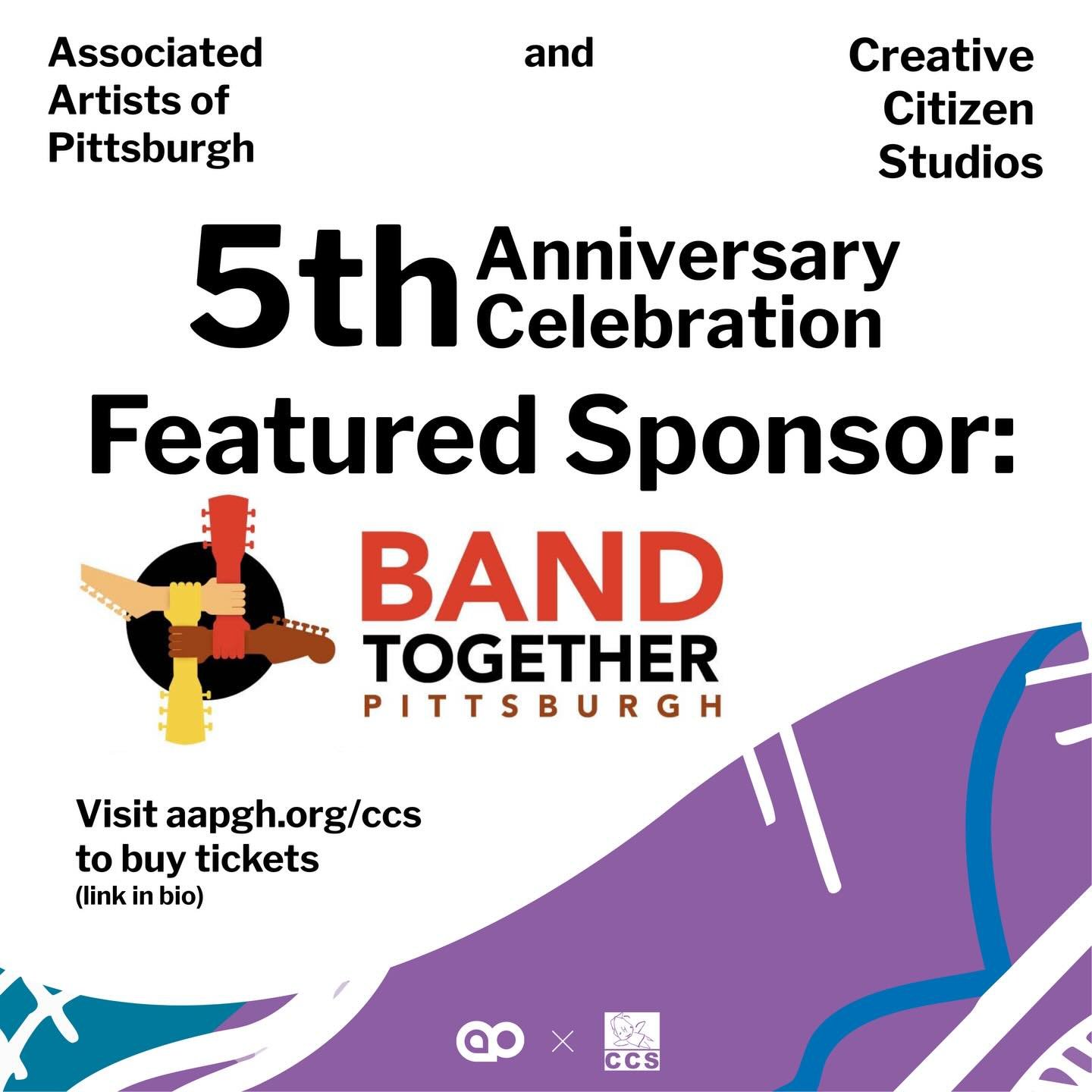 AAP + CCS Anniversary Celebration Partner: Band Together Pittsburgh! @bandtogetherpgh uses music as an instrument for change. They provide innovative programming, experiences, and vocational opportunities to enhance the lives of those on the autism s