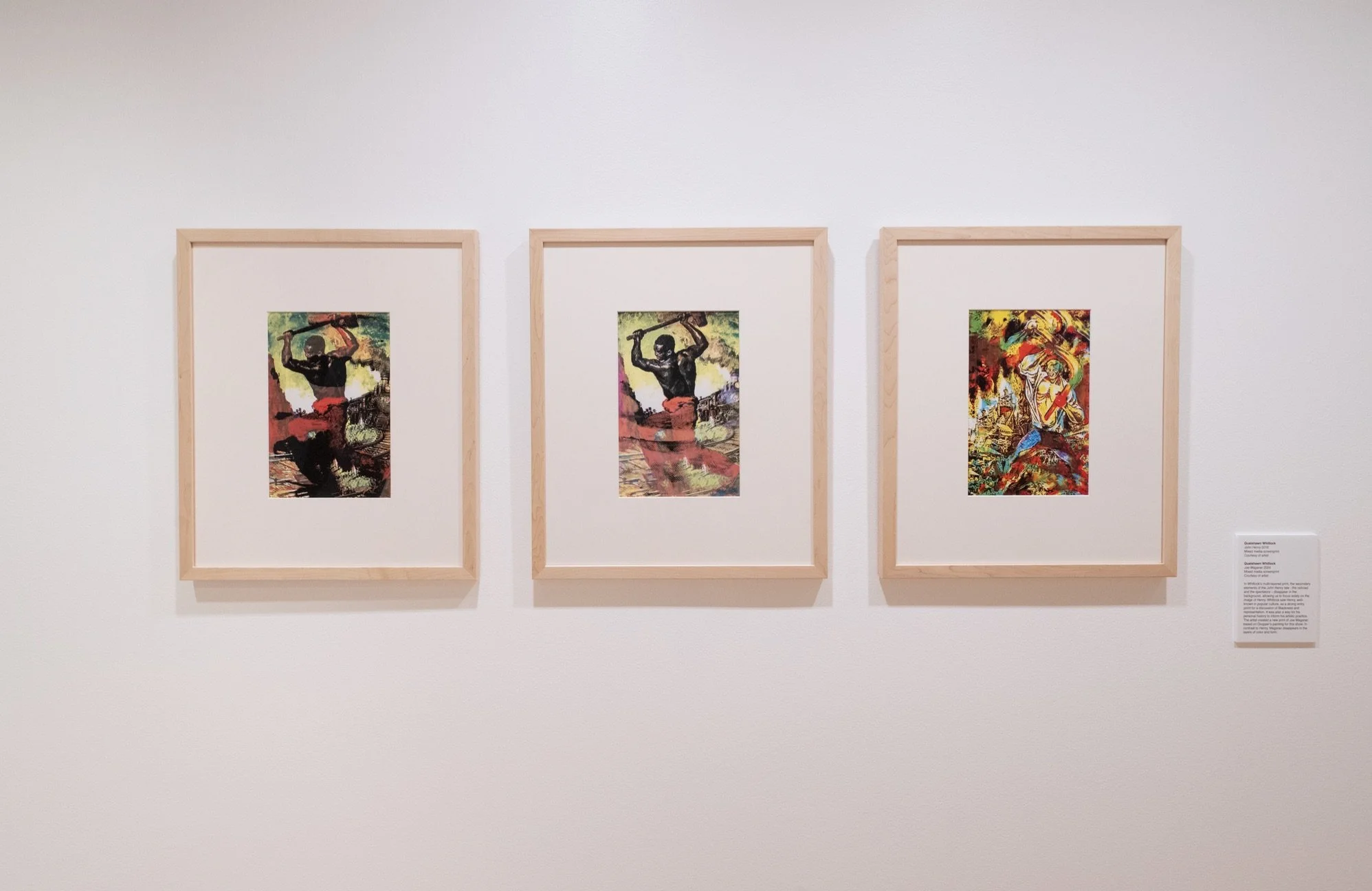 Display of John Henry, 2016, John Henry, 2016, and Joe Magarac, 2024