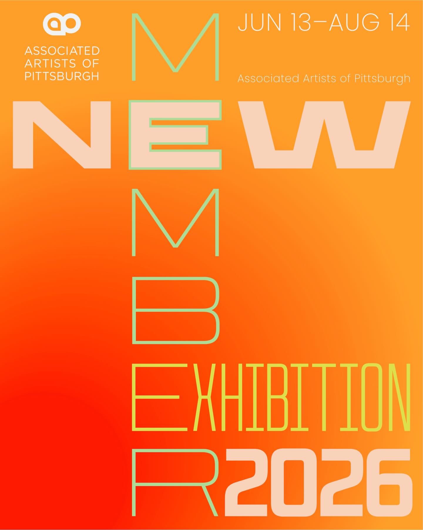 Join us for the 2026 New Member Exhibition Opening Reception Saturday, June 13th, 4-7pm and celebrate AAP&rsquo;s newest members! Also, this is Madeline&rsquo;s last opening! Please join us as we wish her farewell before she leaves AAP for Denver. 

