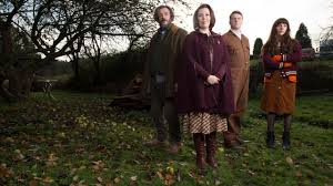 Julian Barratt, Olivia Colman, Daniel Rigby and Sophie Di Martino in FLOWERS