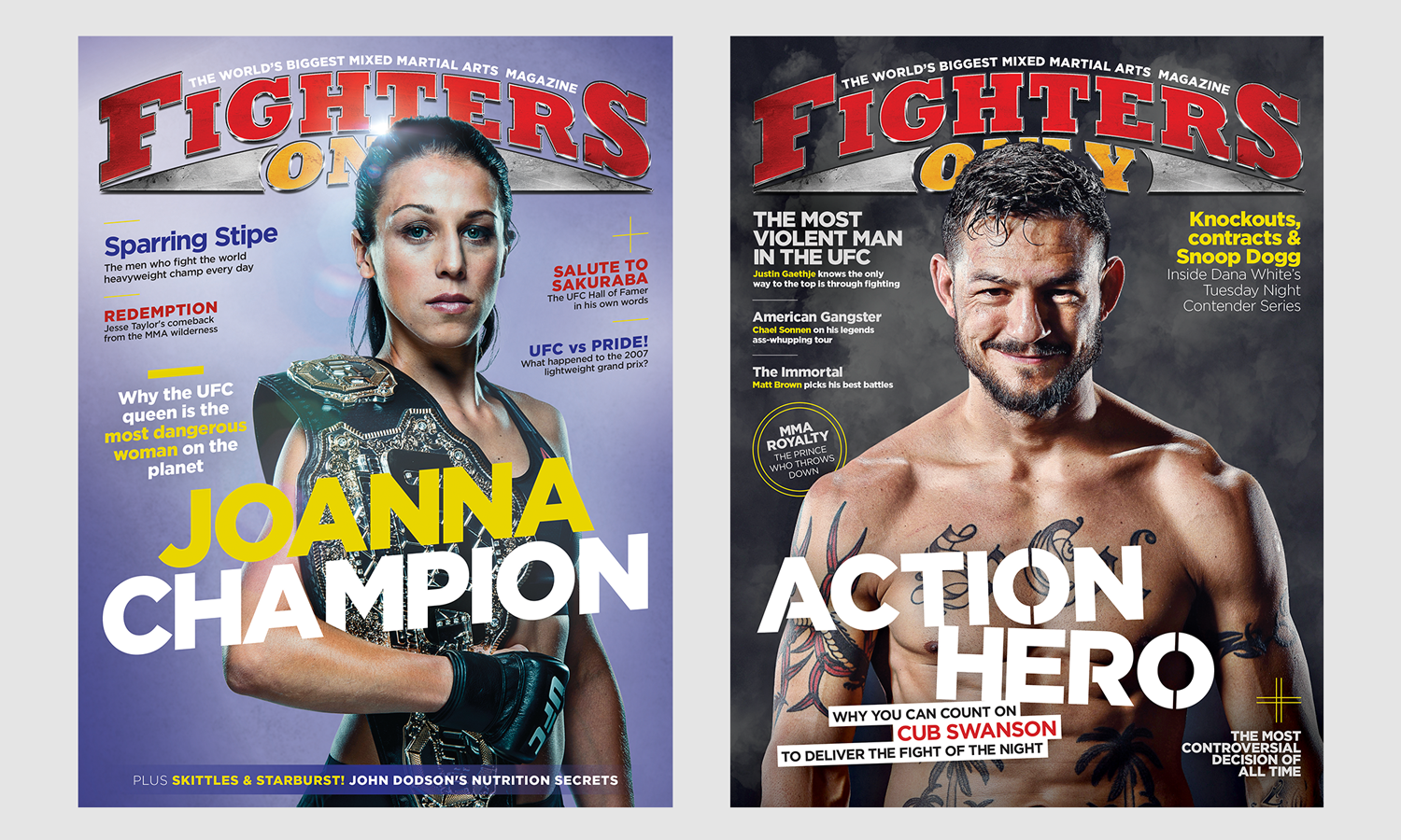 Fighters Only magazine — Matt Tarrant - Art Director