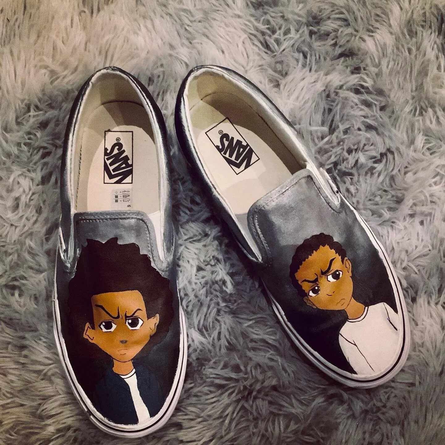 When she&rsquo;s the Jazmine Dubois @msprisc &amp; @paintedbypris to your Huey Freeman you get some fresh custom flighness.