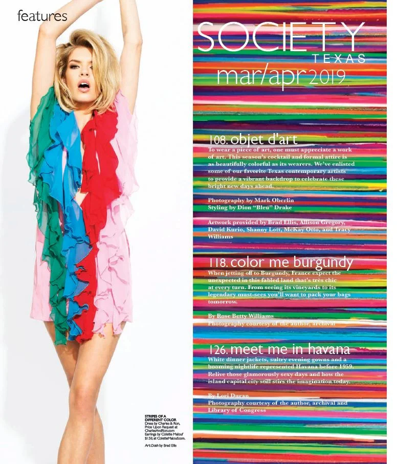 Society Texas Magazine - Brad Ellis Art