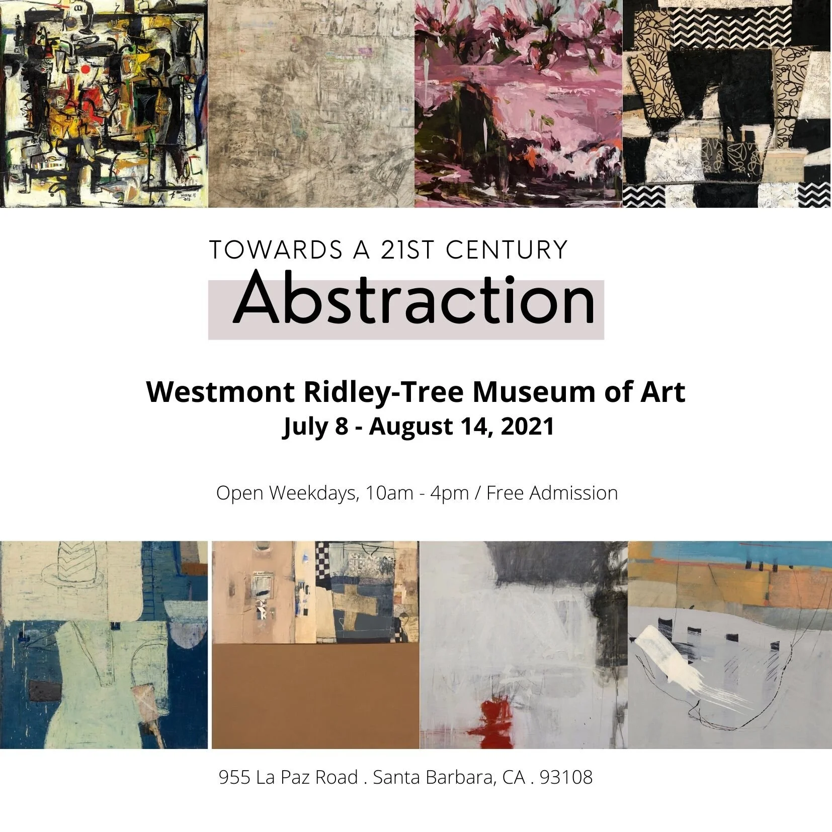 Art Exhibition in Santa Barbara, July 8-Aug 14