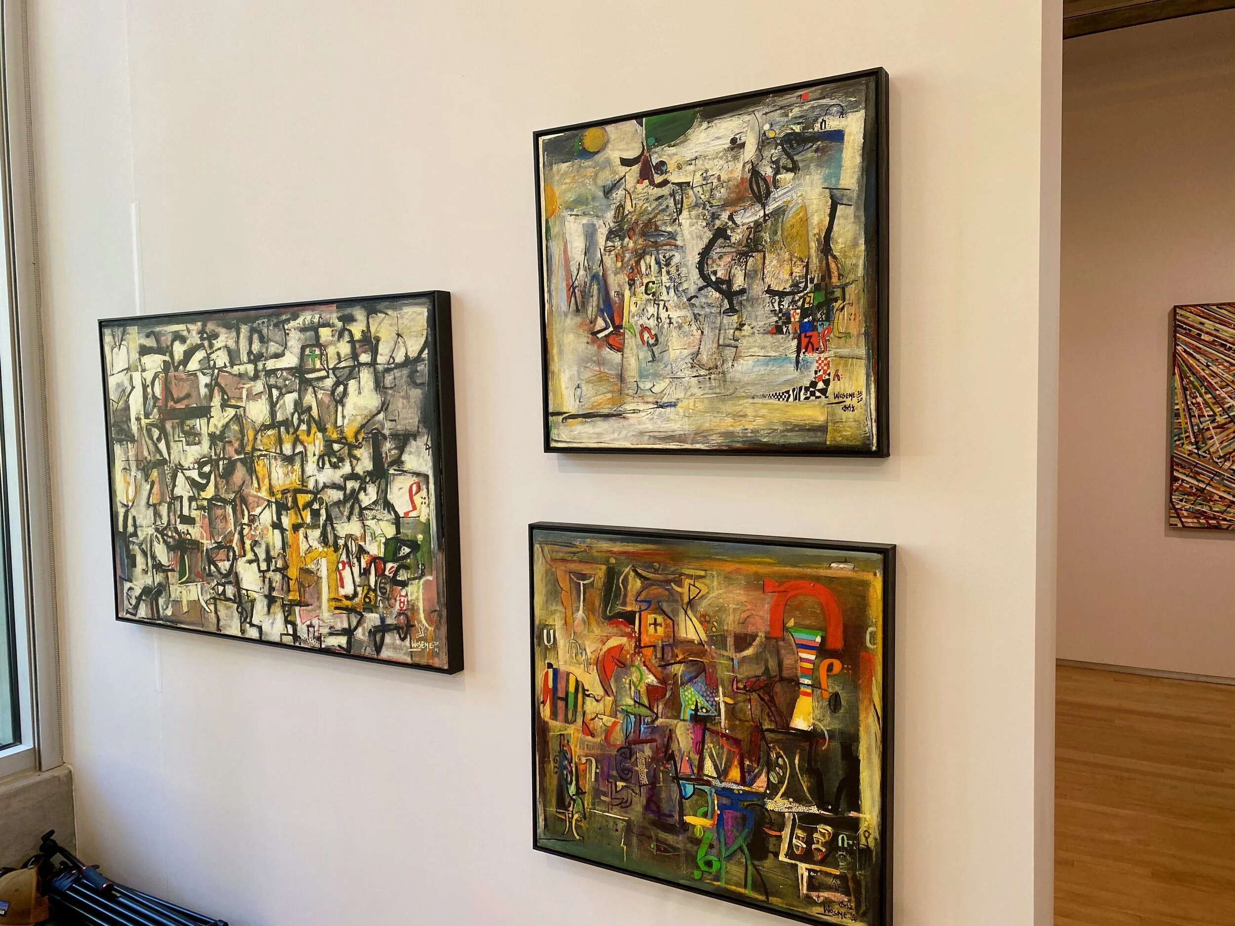 Wosene’s paintings