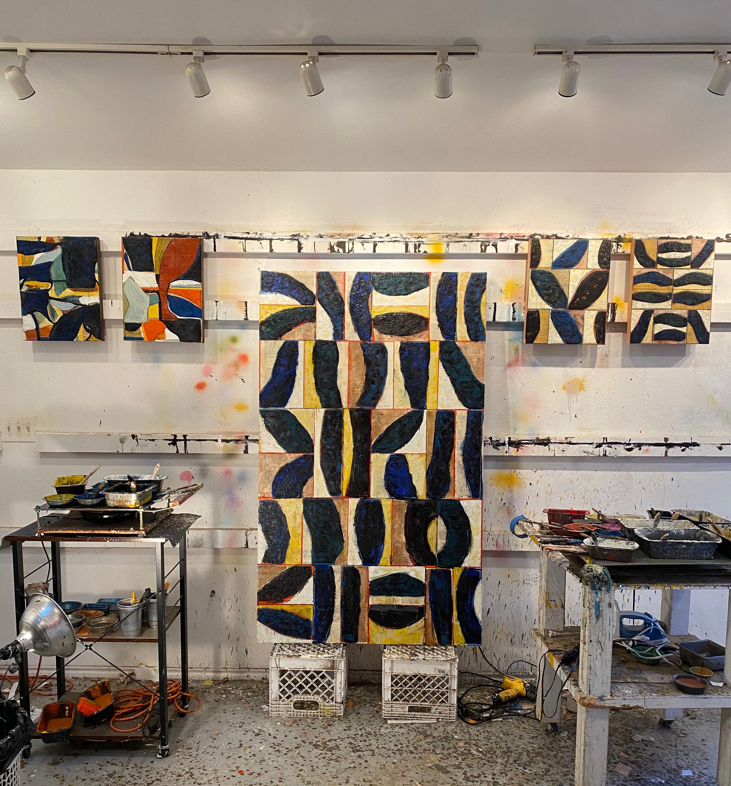 New pieces in the studio