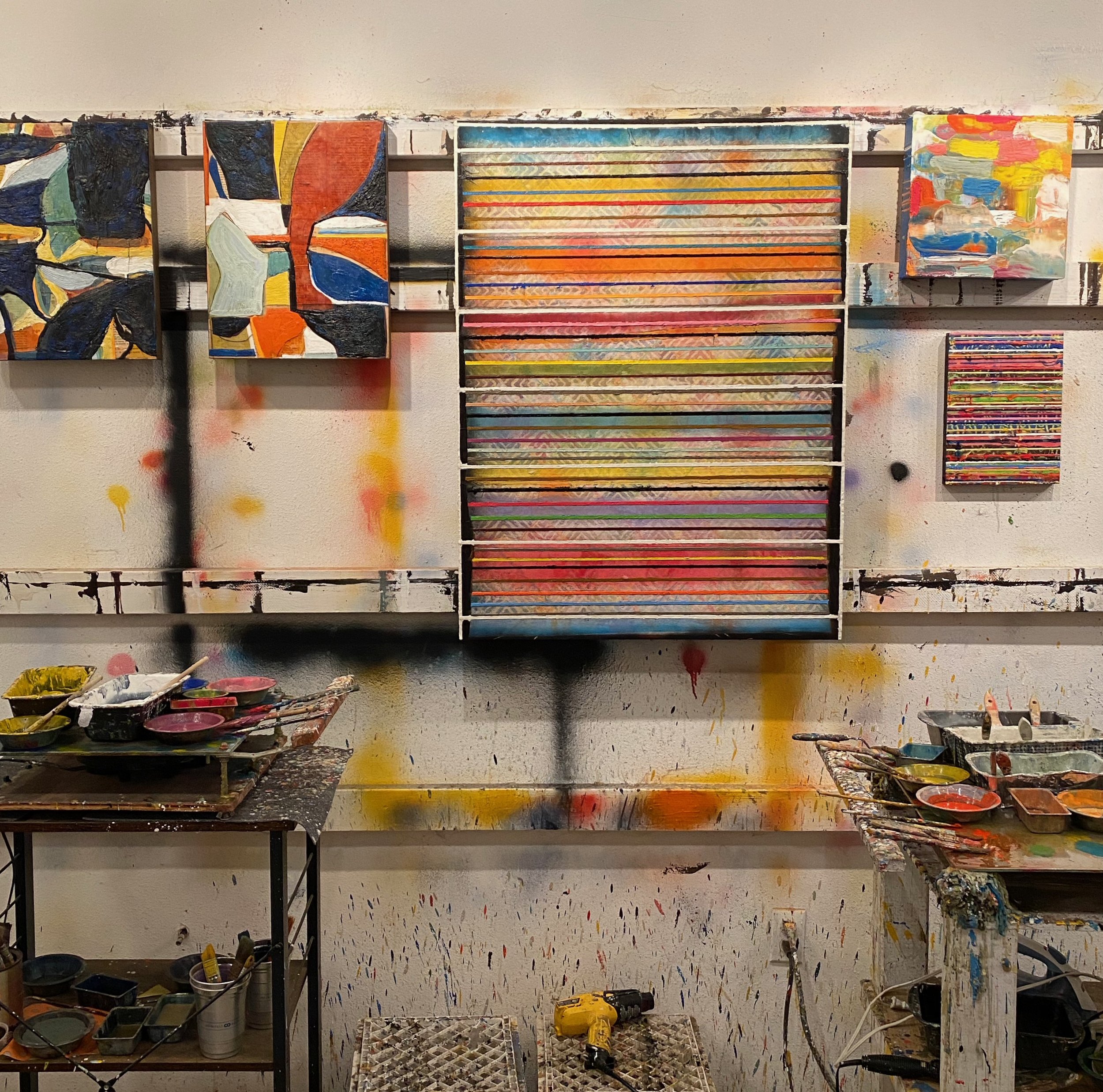 New pieces in the studio