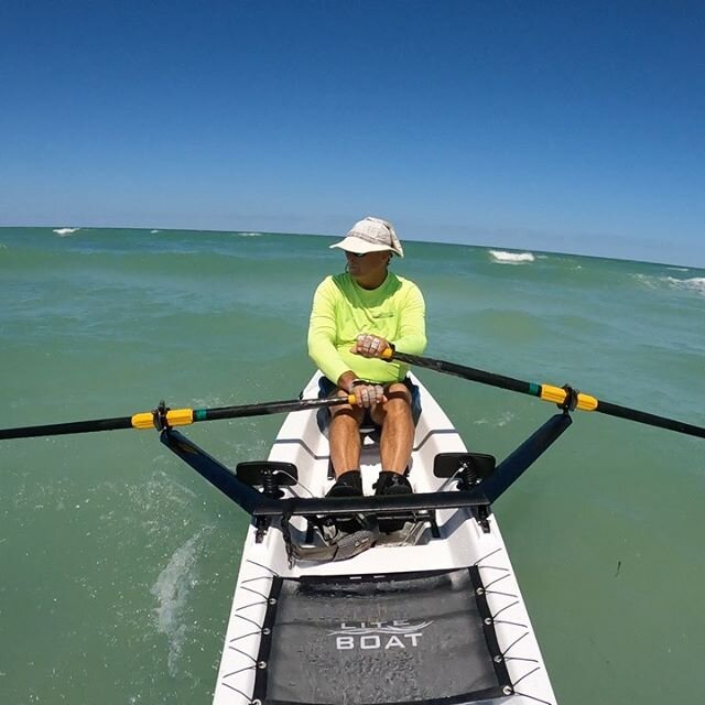 Great waves to row in today!! Got to try some different techniques surfing back in, you will see what happens when you use the wrong one and get sideways in a breaker. Great fun!!!!! Our thanks to Oar Inspired, GoPro and LITEBOAT for helping us captu