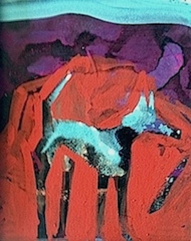 'Fetch' 4.5"X5" SOLD