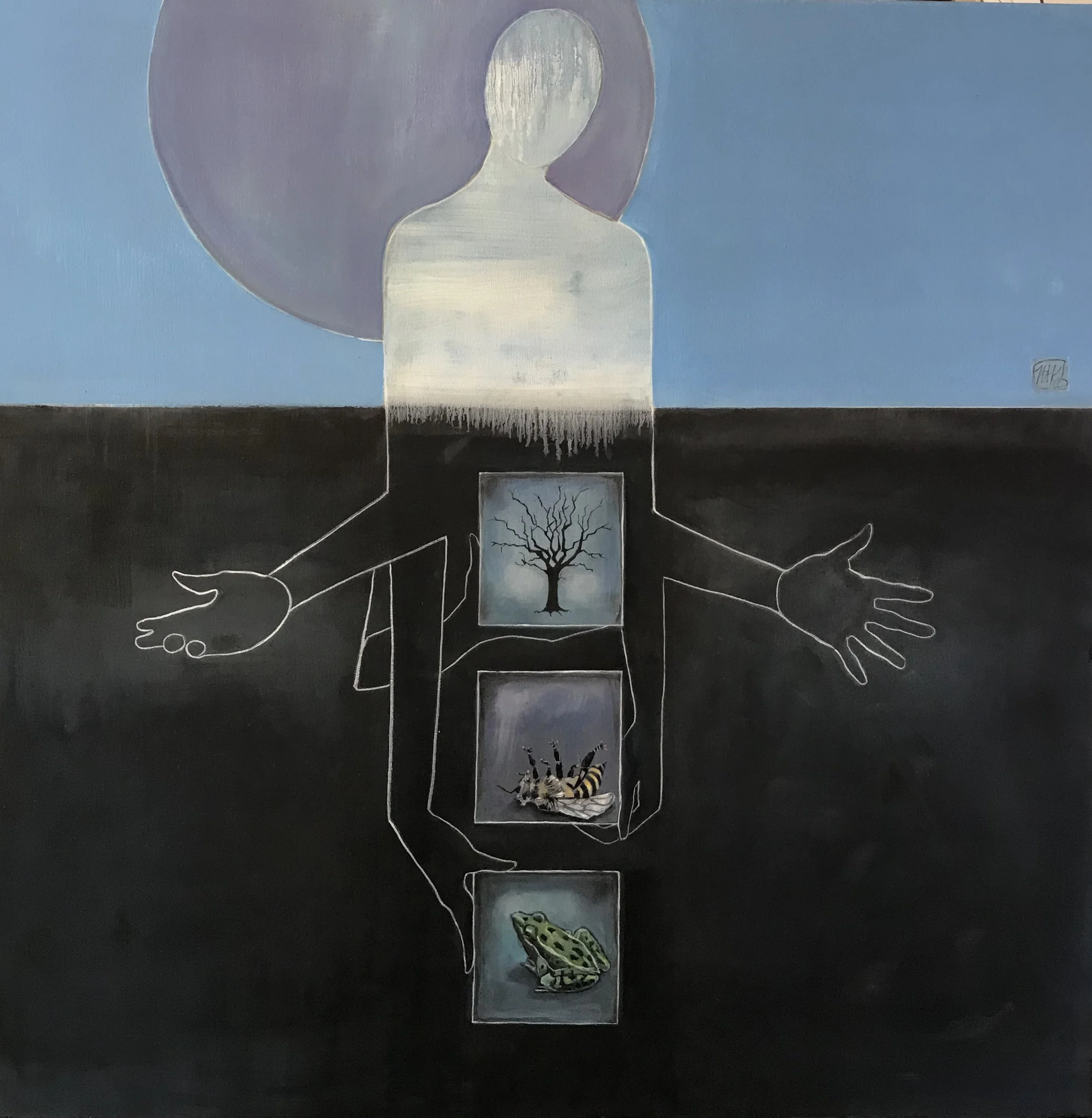 Untitled 36"X36" oil on canvas