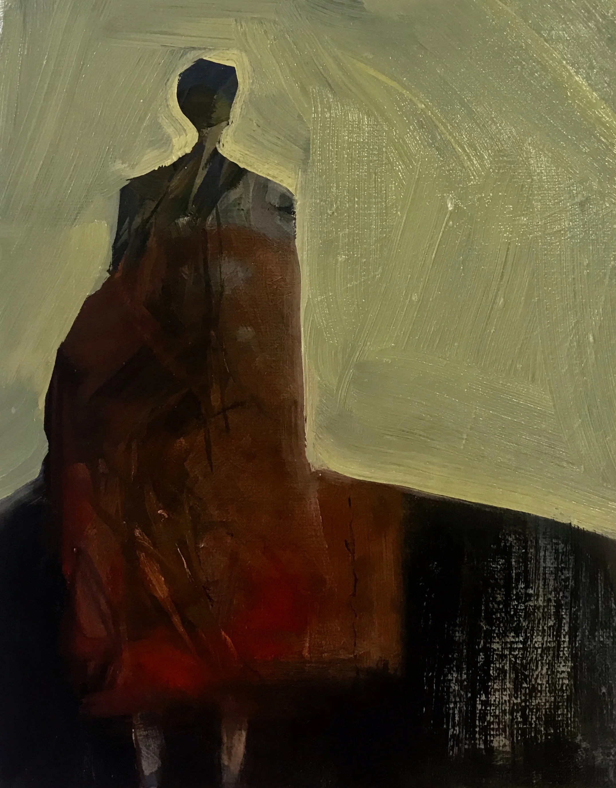 Untitled- oil on canvas 8"X10"