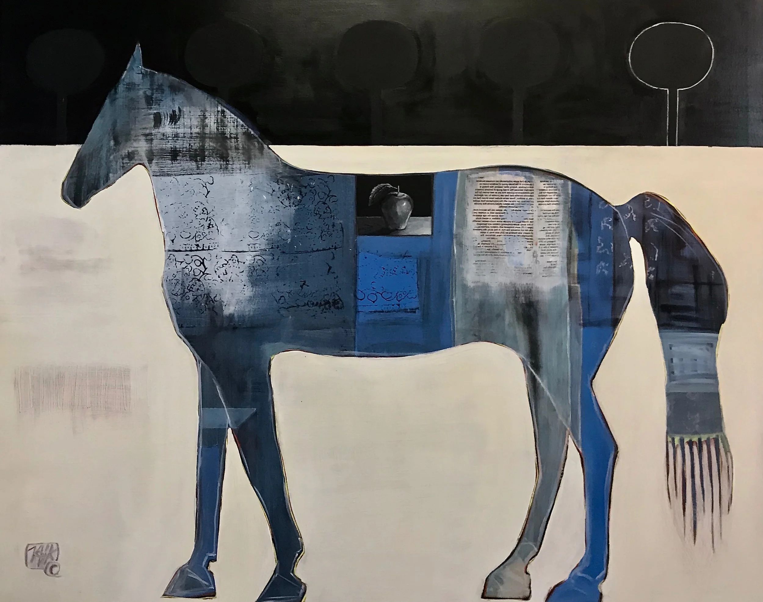 Untitled- oil on canvas 5'X6'