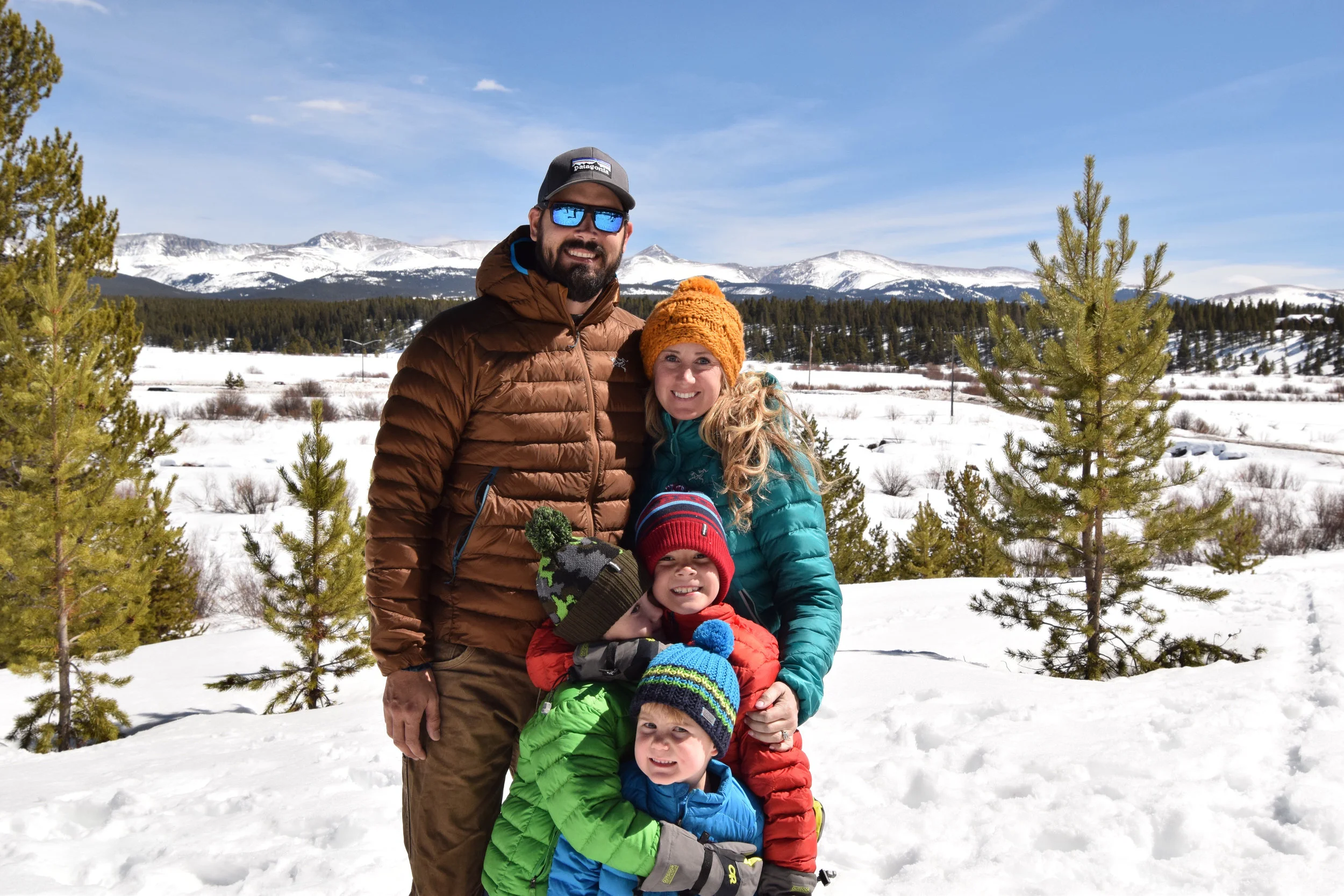 ^ Traveling is a family favorite for the Glass family. Last March, they enjoyed a ski trip in Colorado. 