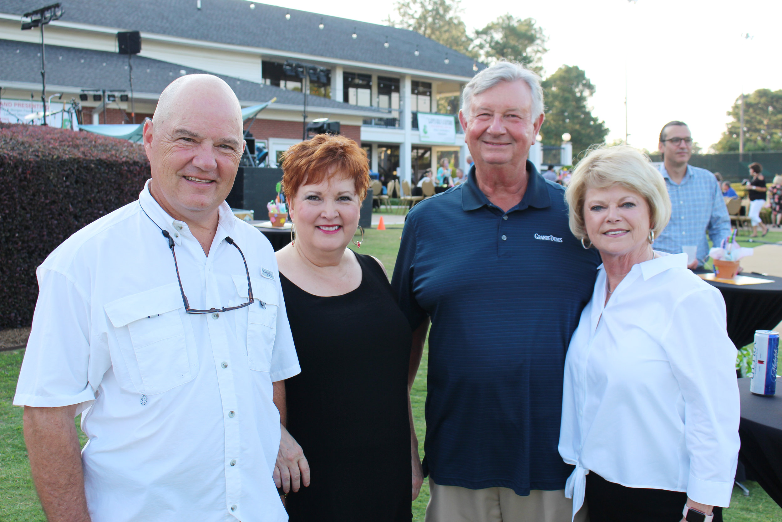 Allen and Darla Clement with Tom and Debra Moore
