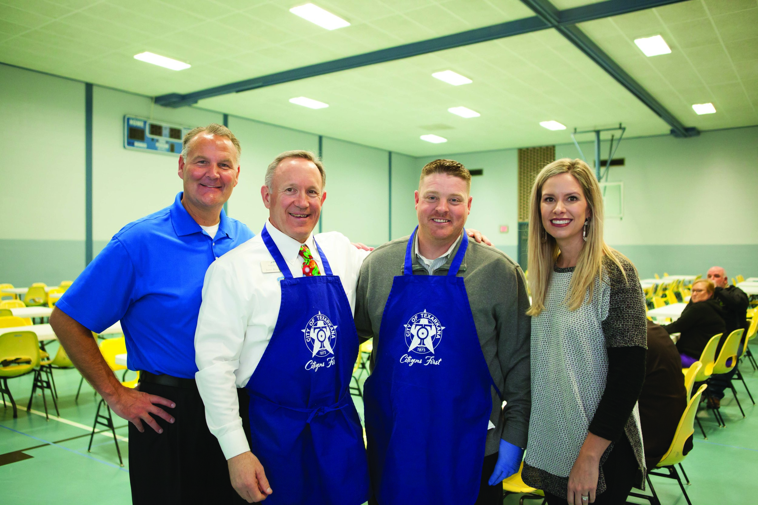 Dr. Matt Young, James Bramlett, Brad Moore and Brooke Marshall 
