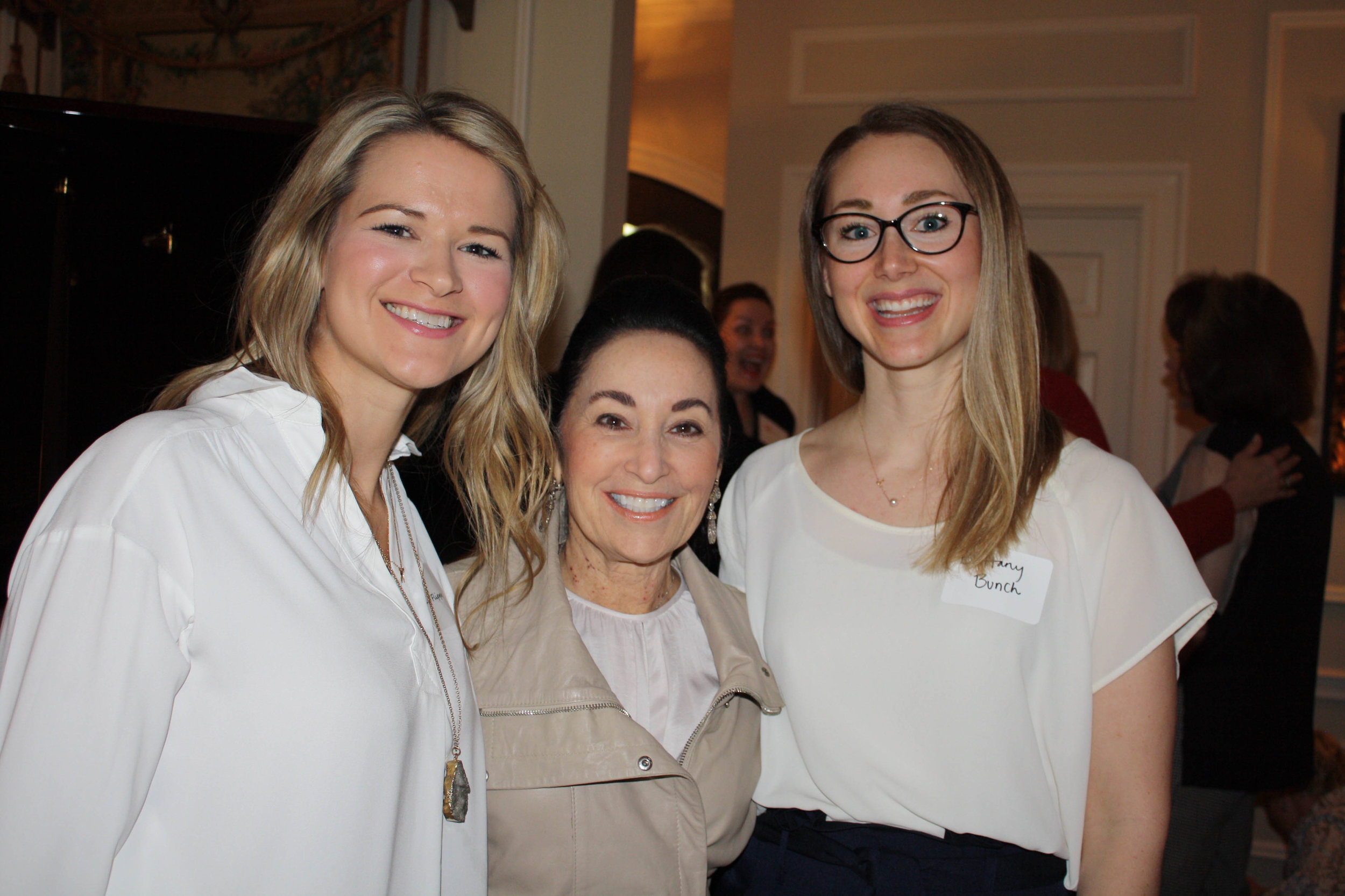 Liz Flippo, Barbara Glick and Dr. Brittany Bunch