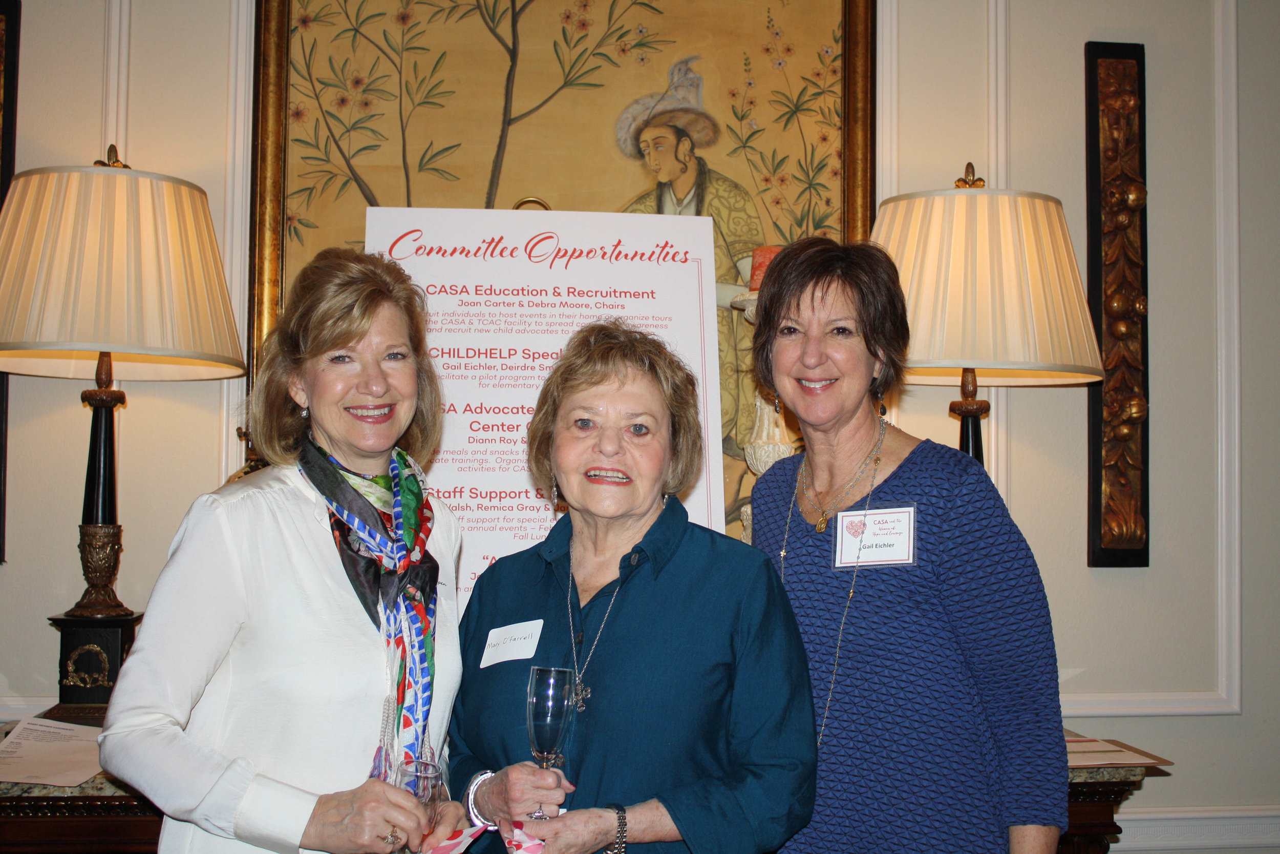 Cathy Van Herpen, Mary O’Farrell and Gail Eichler