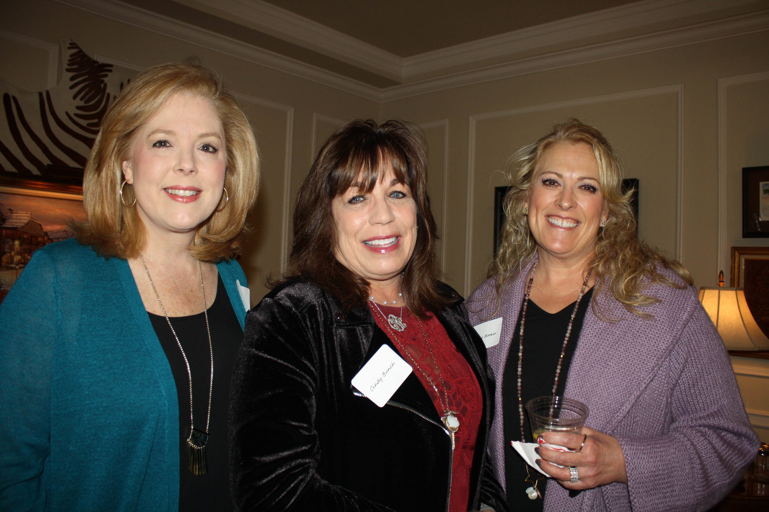 Melanie Cockerell, Cindy Bunch and Laurie Booker