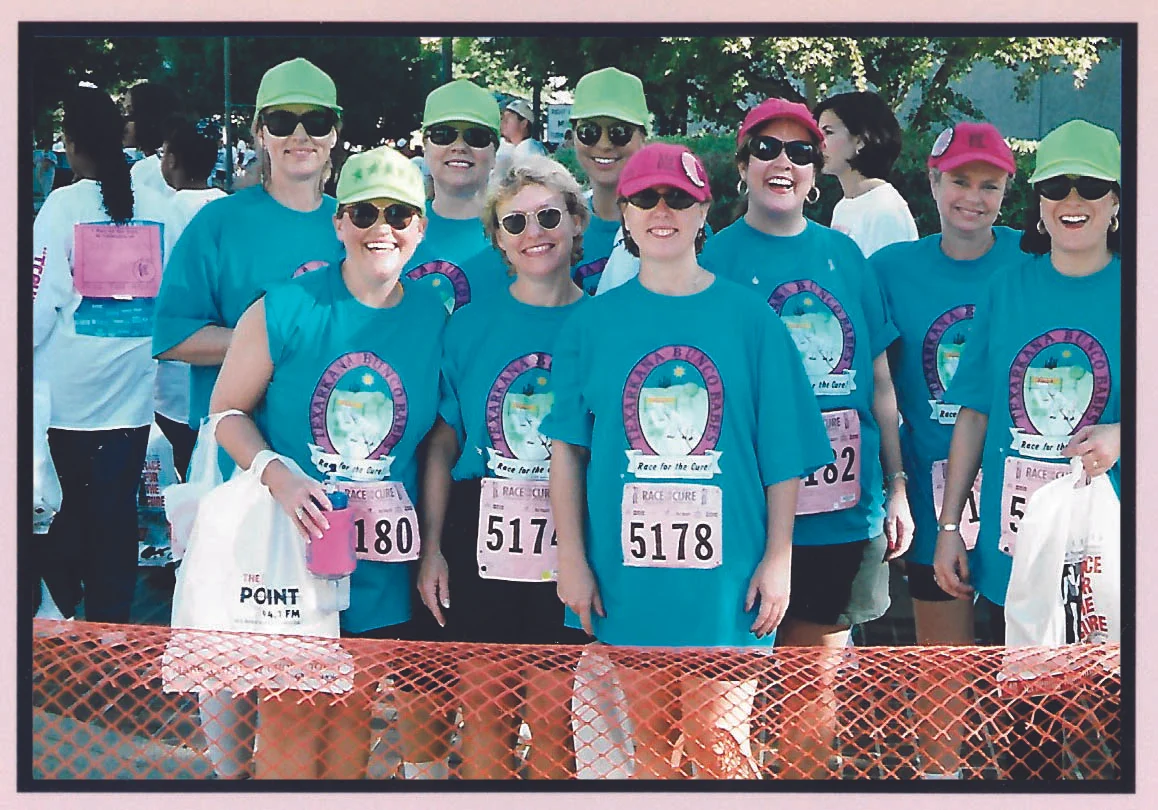 Several of the Bunco Babes attended the Race for the Cure® in Little Rock in the late ’90s to experience the Race firsthand and see what it would take to bring a Race to Texarkana.