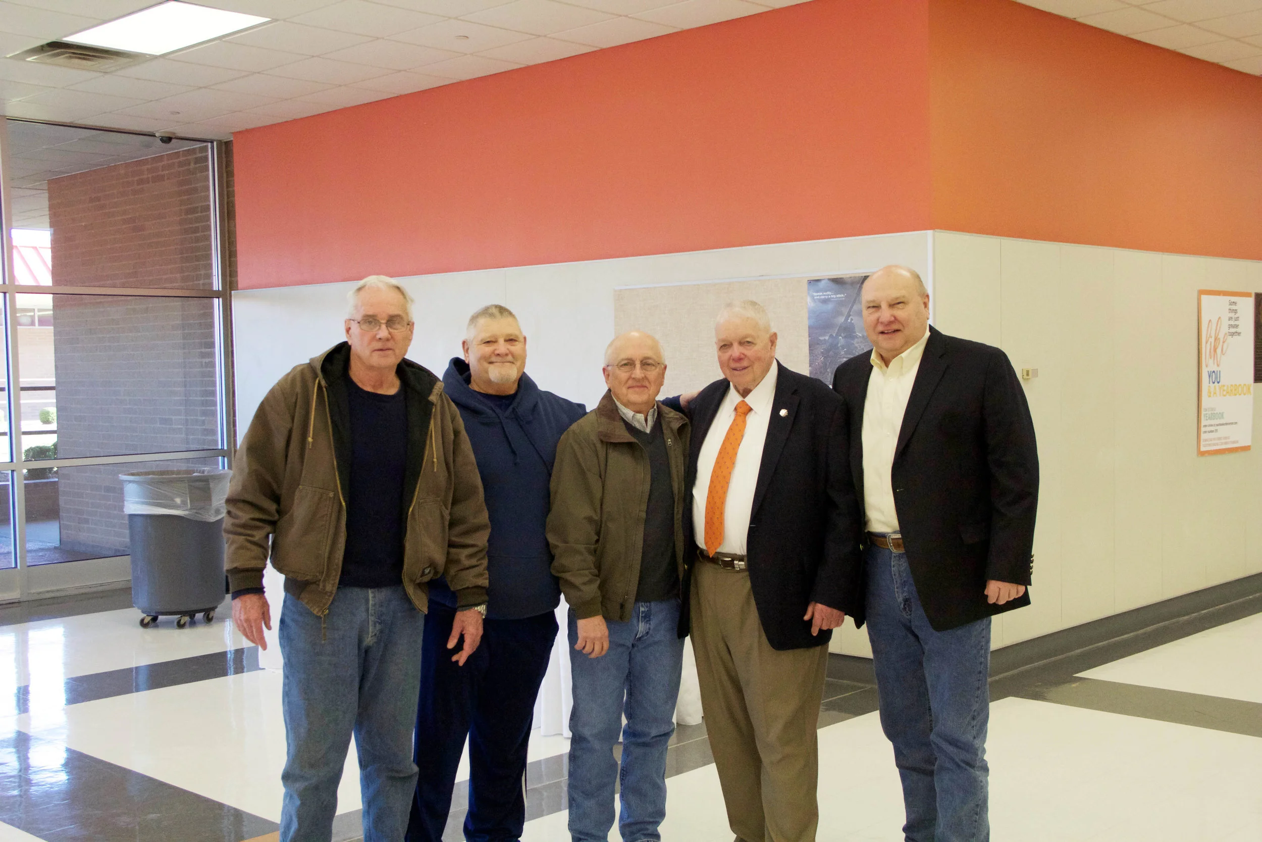 Ron Burnett, Danny McWilliams, Dr. Tommy Reynolds, Allen Nance and David Easley