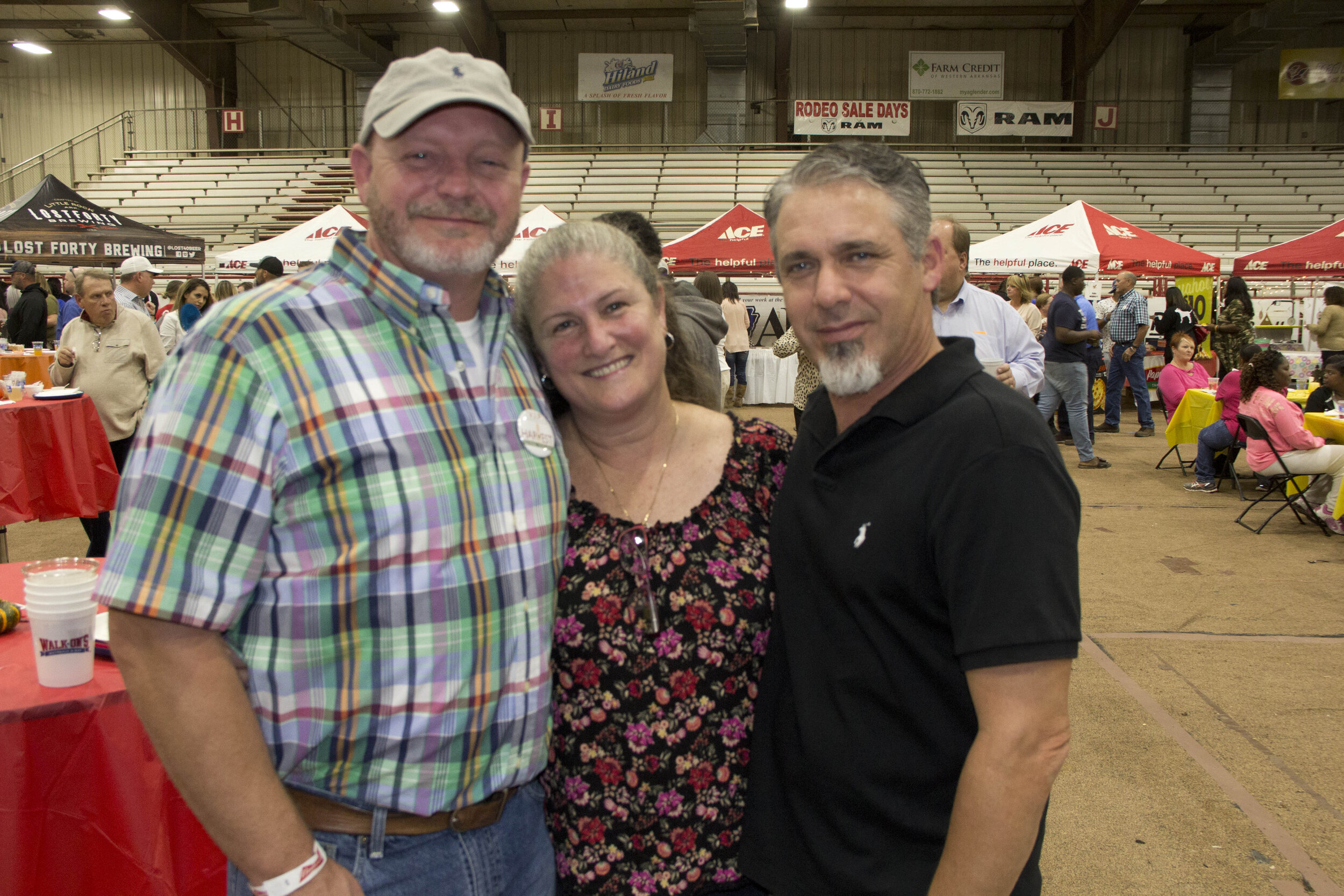 Jimmy Anderson, Valerie Colvin and Tony Colvin