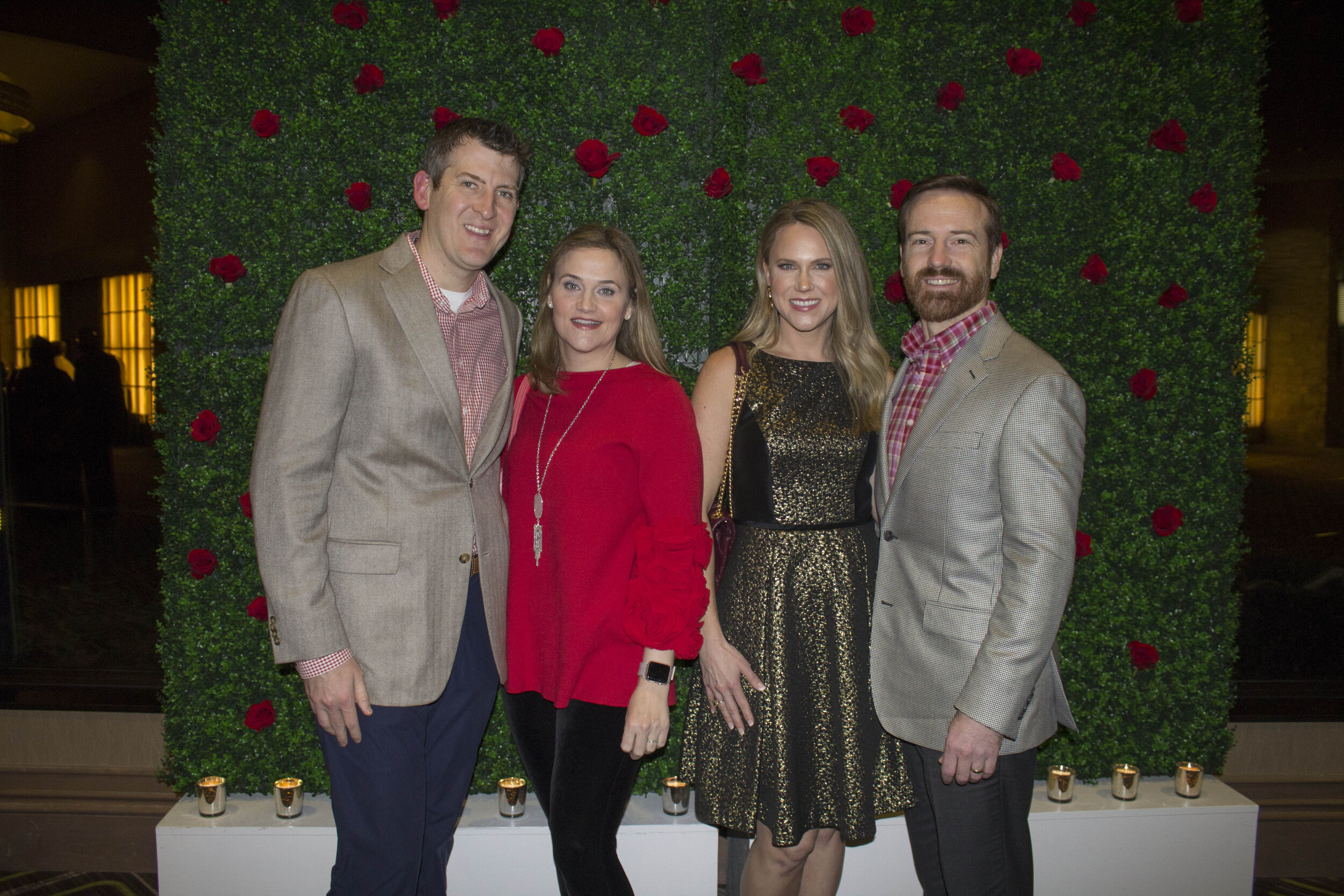Dr. Mike and Sarah Wages with Becca and Erik Fite