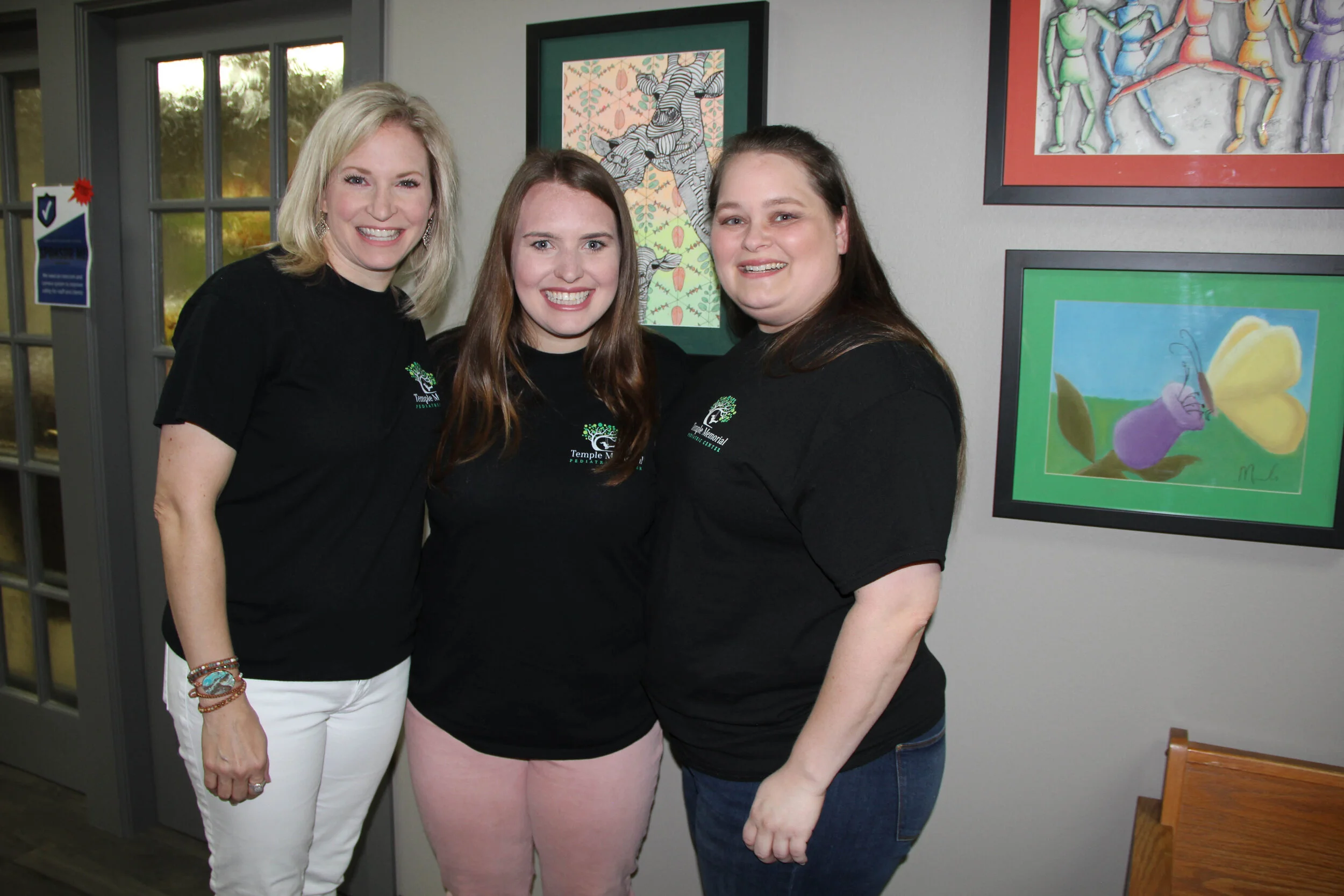 Kelli Mayo, Ariel Edwards and Jessica Wright