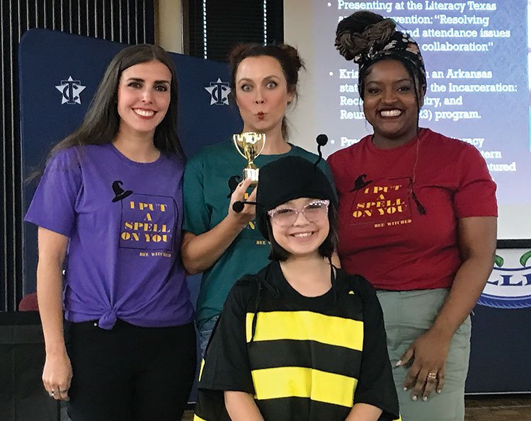 Children’s Advocacy Center Team - Kaleigh Dodson, Savannah Quinn, Sawyer Jones (bee) and Sharnell James