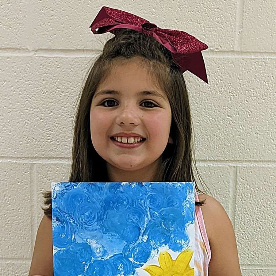 Artwork from Redwater Elementary School Student Displayed During TASA-TASB Annual Conference