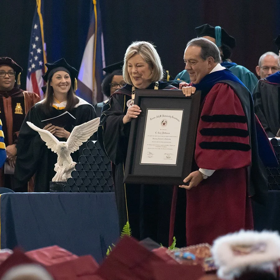 Cary Patterson Receives Honorary Doctor of Leadership Degree