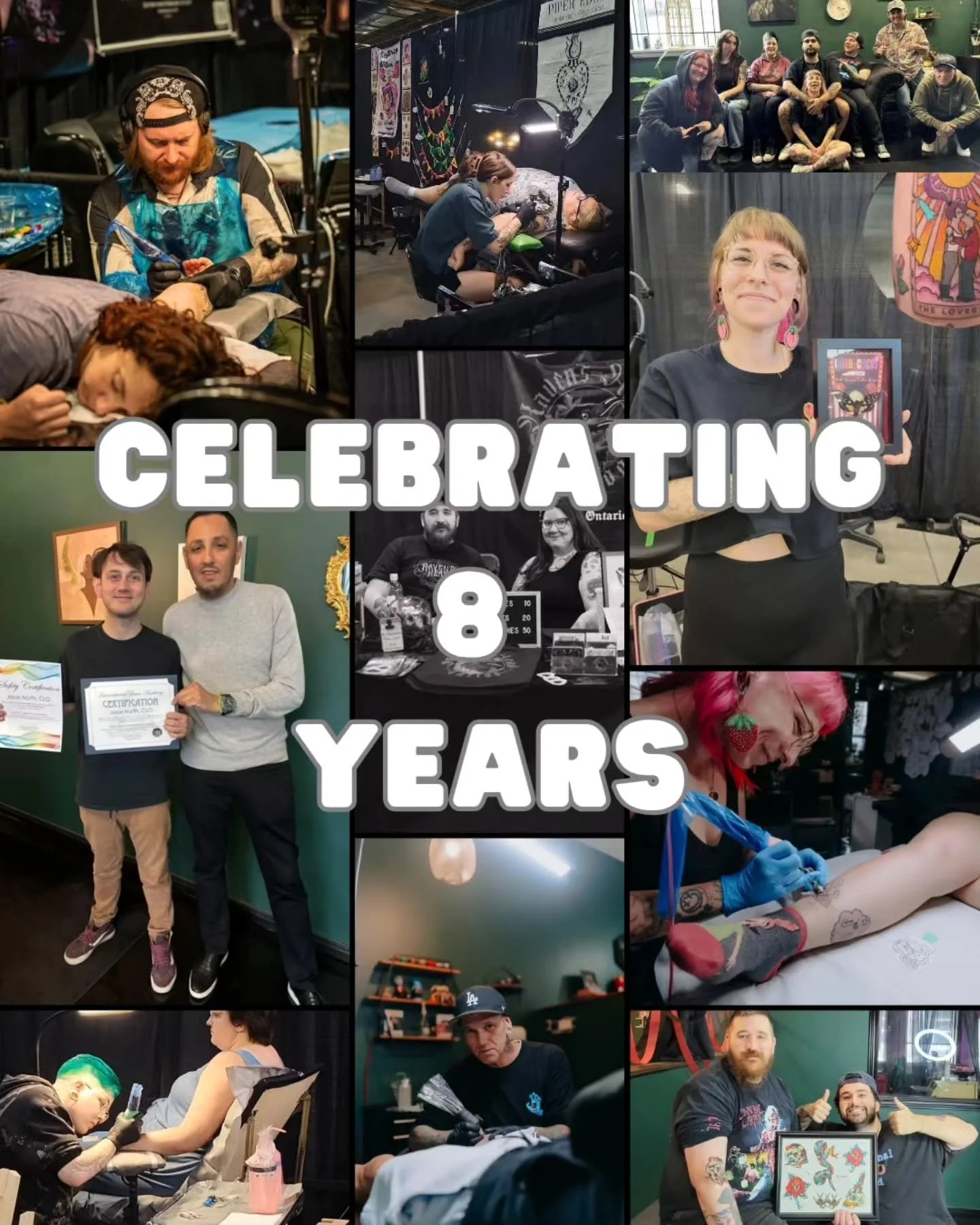 It's been a wild 8 years.

Some of it we spent closed due to COVID, dealing with construction, a recession..It's been challenging at times!

Through it all, we had our clients! Thank you for putting your faith in us. We are honoured that you choose t