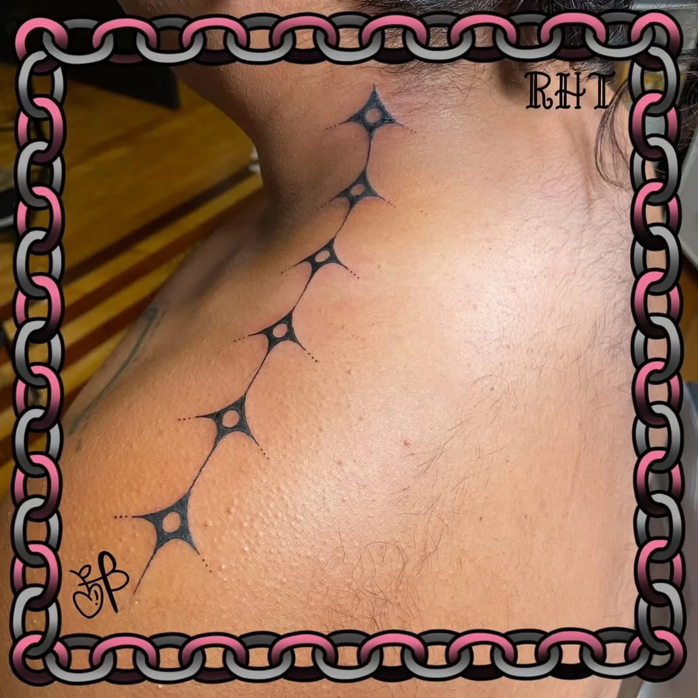 &bull; @berrypickertattoos &bull; 🍓some real sacred stuff🍓
. 
.
Miigwech folks! It was an honour to tattoo a bunch of these on Truth and Reconciliation, plus some sick ass Sturgeon Spine traps. 
.
.
I&rsquo;m always so grateful for my Indigenous cl