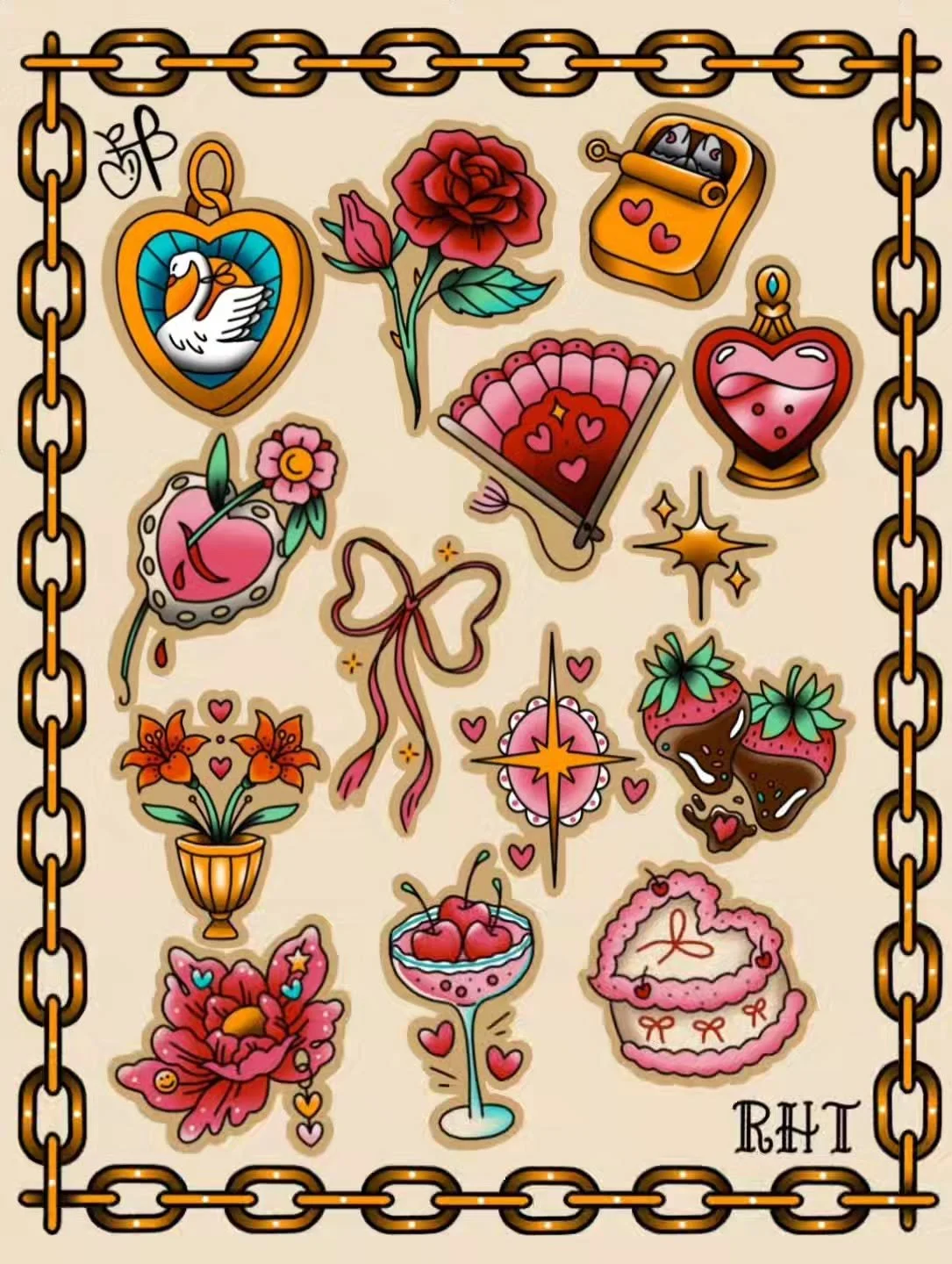 &bull; @berrypickertattoos &bull; 💝Valentine&rsquo;s Day Flash💝.
.
.
When: Feb. 13th &amp; Feb. 14th from 10am-6pm 
Where: Raven&rsquo;s Head Tattoo
242 Dundas Street, London
.
.
🍓Flat rate prices (plus tax) starting at $100🍓
🍓Book an appointmen