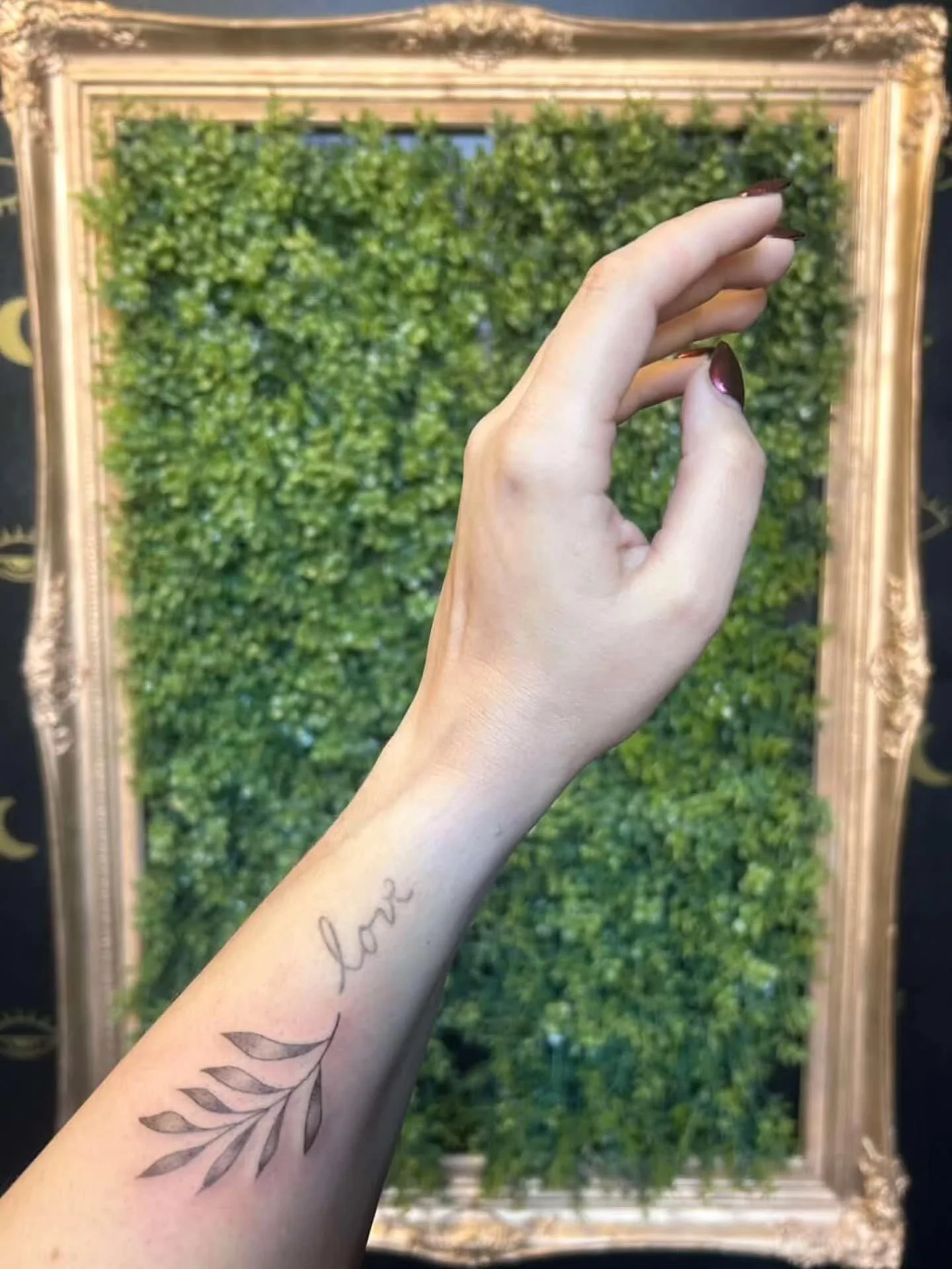 A beautiful little fern leaf for Lenore!
Thanks for coming in for our fineline flash day fundraiser!!
We appreciate the support. 

We will definitely be doing this again! 💕✨️