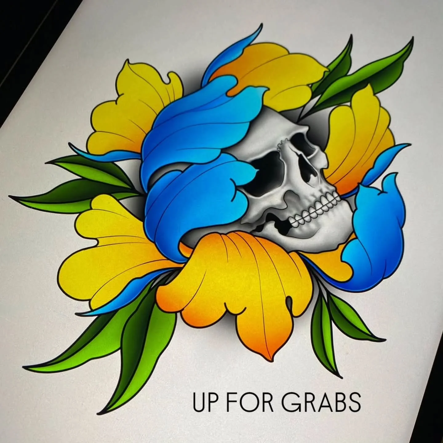 Peony and skull by Keith! These colours are..😍👌 
Also is anyone else impatiently waiting for spring to arrive?? 😩 
P.s.  This time of year is a reallyyyy good time to get tattooed. wink wink. 😉 
.
.
.
Raven's Head Tattoo 
242 Dundas Street 
Londo