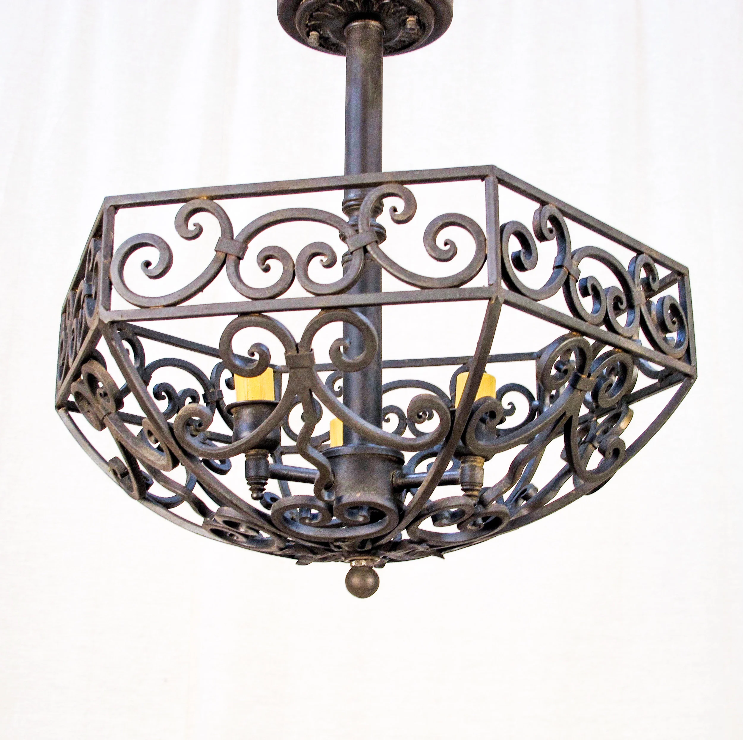 CHANDELIER FINE LIGHTING Hexagon Flush Mount Medium