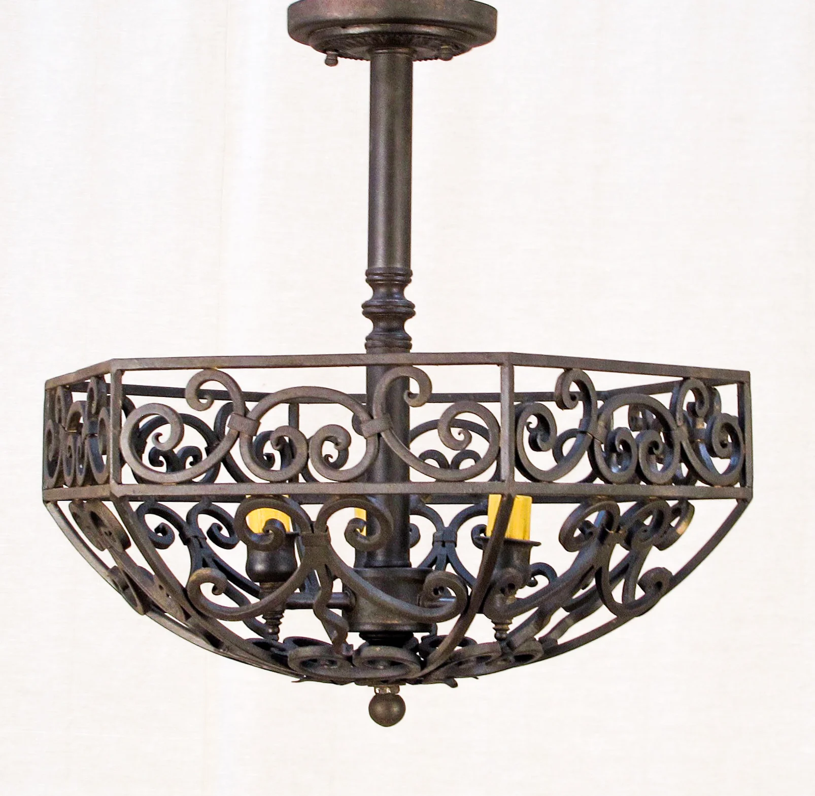 CHANDELIER FINE LIGHTING Hexagon Flush Mount Medium