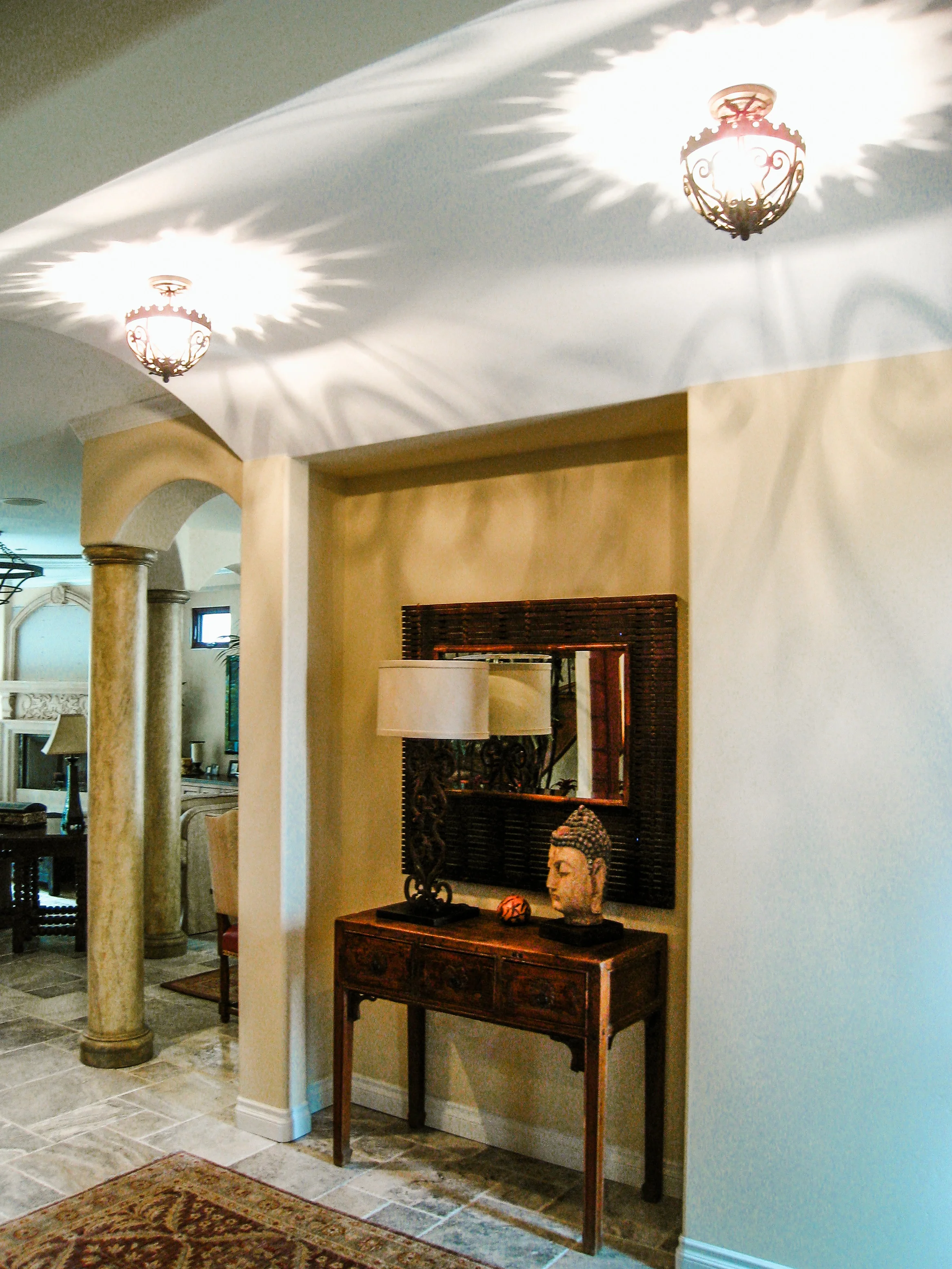 CHANDELIER FINE LIGHTING Round Flush Mount Small