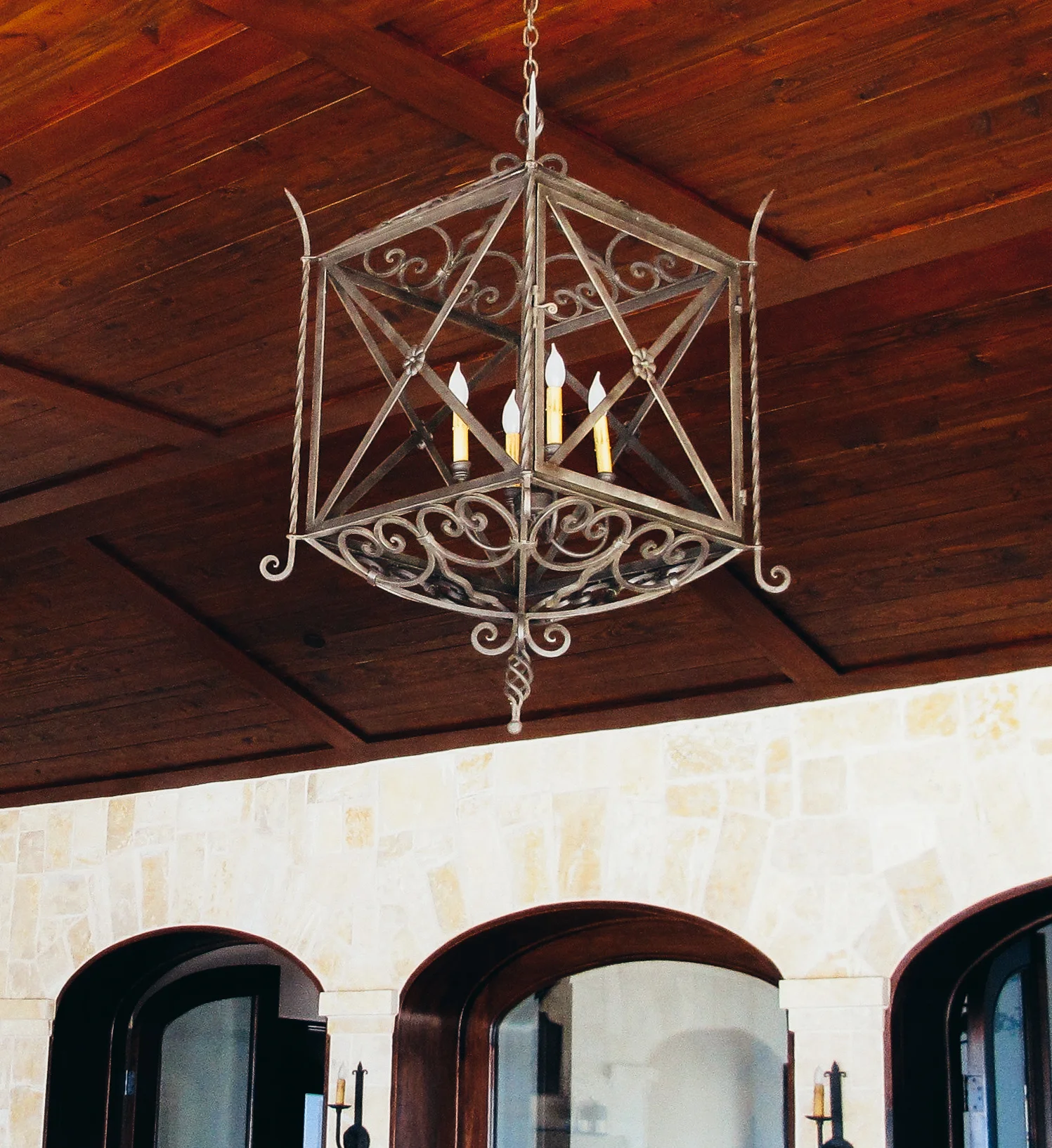 CHANDELIER FINE LIGHTING Squared Lantern