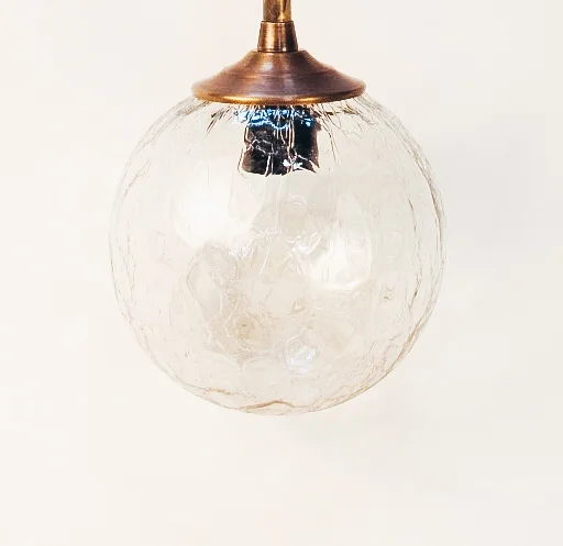 CHANDELIER FINE LIGHTING Vintage Glass Wall Sconce