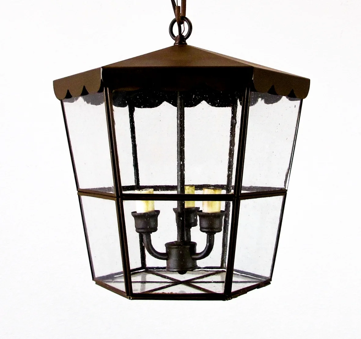 Copy of CHANDELIER FINE LIGHTING Coast Lantern with Scalloped Edge
