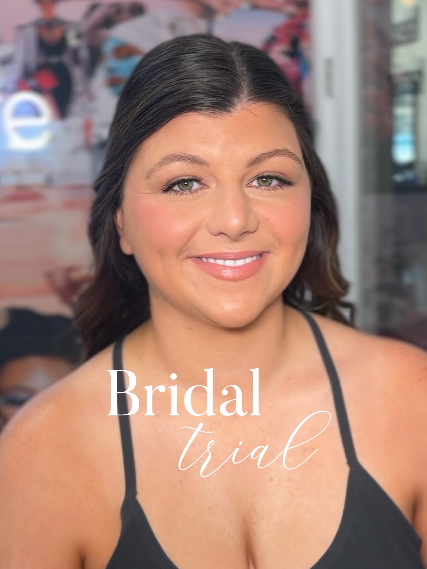 Bridal trial process documented for wedding day🤍 

The bridal trial is an essential part of the preparation process, allowing the artist to perfect the bride&rsquo;s look. The same level of professional skill and expertise, high-quality products, an